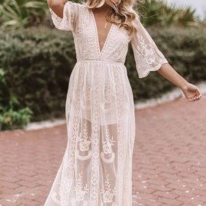 White Lace Dress